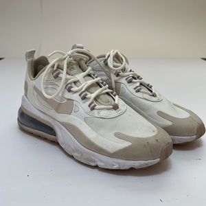 Nike Air Max 270 React white/beige size 7